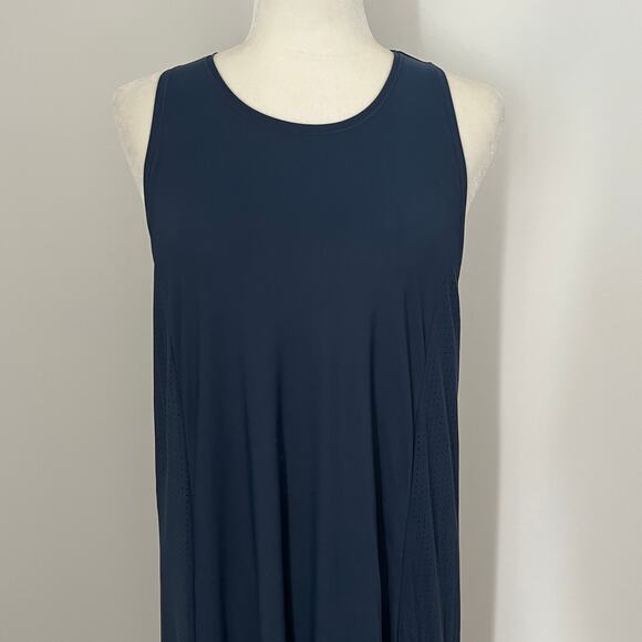 Sweaty Betty Ace Racerback Midi Dress Navy Large - Picture 3 of 7